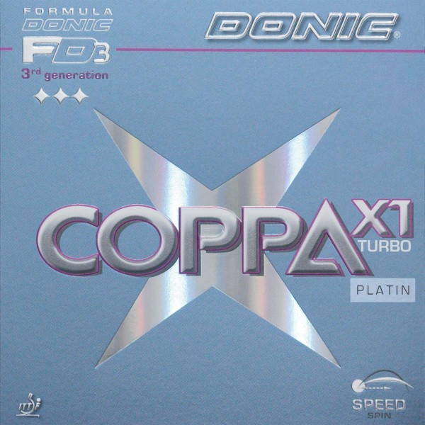 DONIC Coppa X1 Turbo Platin