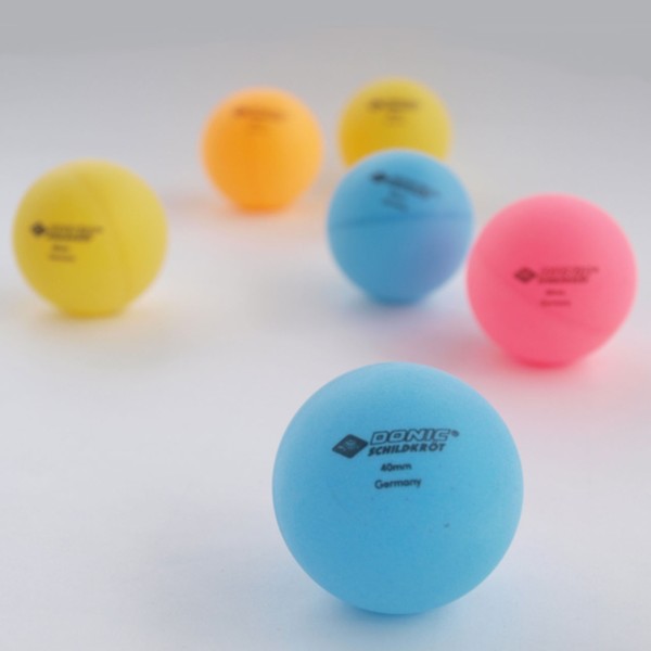 Donic-Schildkröt TT-Ball 6-er Colour Popps