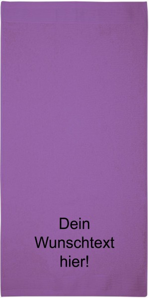 Handtuch 50x100cm mit Wunschtext
